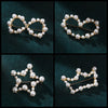 Elegant Star Flower Snowflake Imitation Pearl Alloy Rhinestone Women'S Brooches