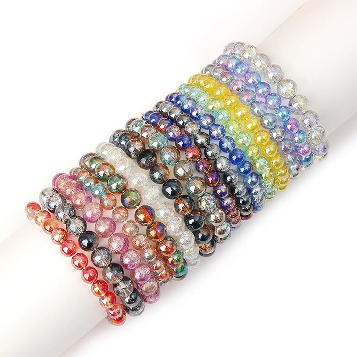 Elegant Streetwear Geometric Glass Glass Wholesale Bracelets