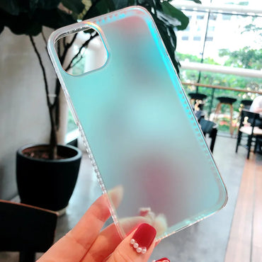 Elegant Streetwear Gradient Color Silica Gel   Phone Cases