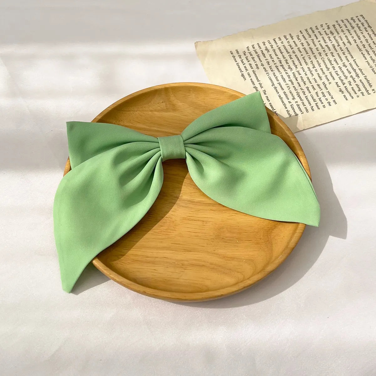 Elegant Sweet Bow Knot Cloth Hair Clip 1 Piece