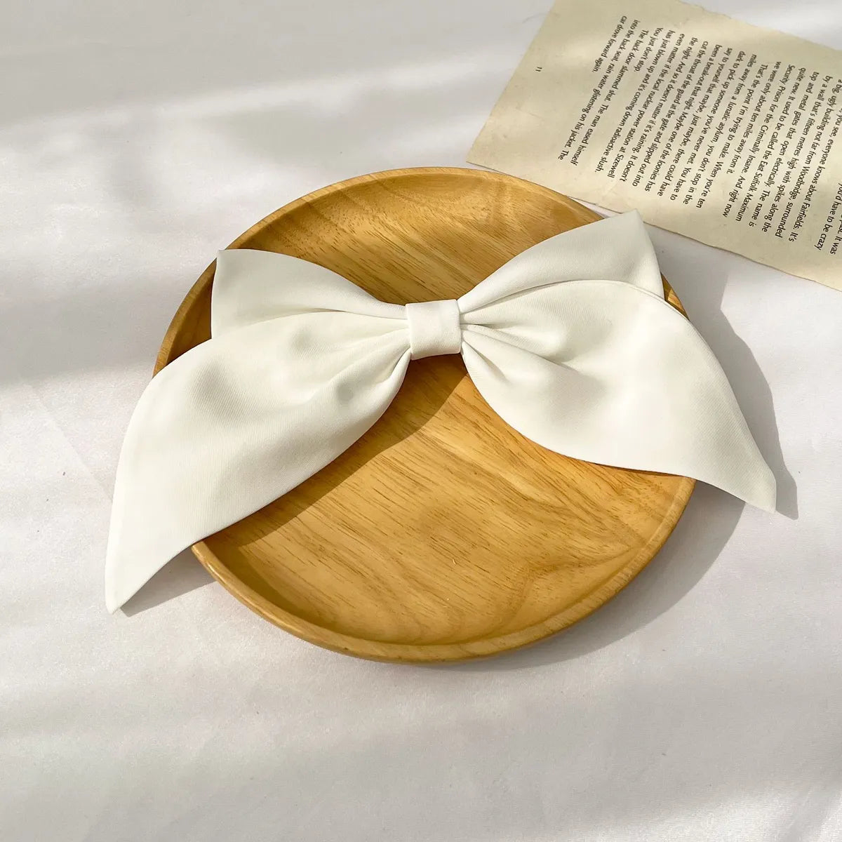 Elegant Sweet Bow Knot Cloth Hair Clip 1 Piece