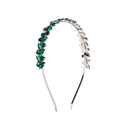 Elegant Sweet Classic Style Irregular Metal Inlay Rhinestones Hair Band