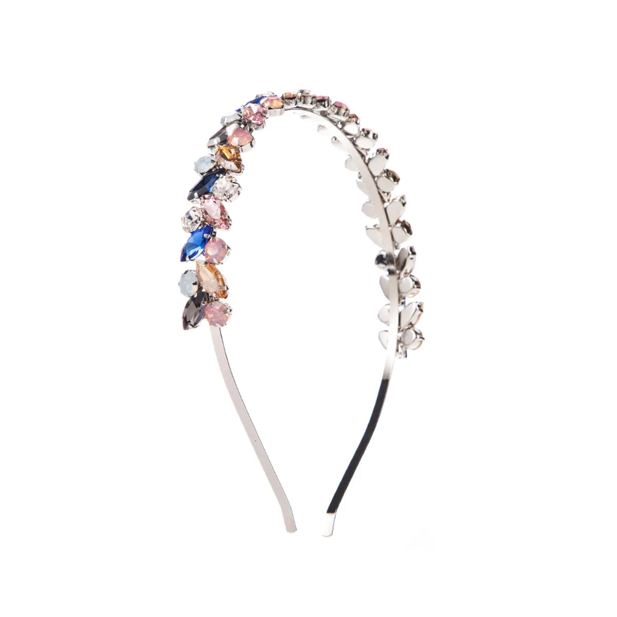 Elegant Sweet Classic Style Irregular Metal Inlay Rhinestones Hair Band