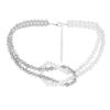 Elegant Sweet Classic Style Round Oval Imitation Pearl Alloy Plastic Wholesale Choker