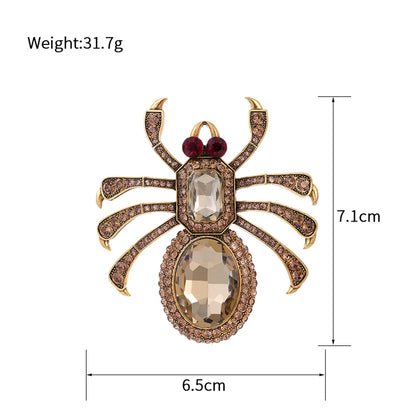 Elegant Sweet Cool Style Animal Flower Alloy Rhinestones Unisex Brooches