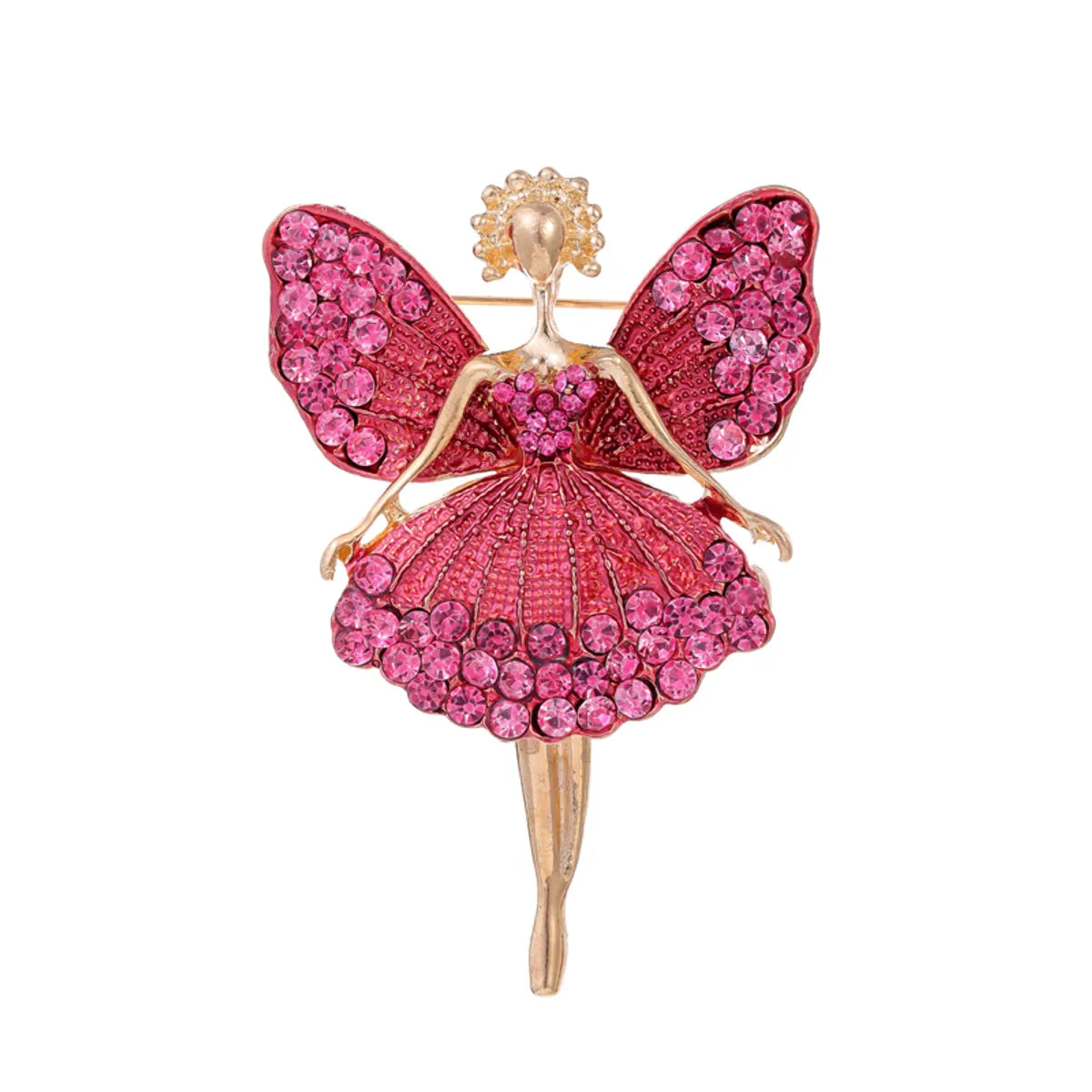 Elegant Sweet Cool Style Animal Flower Alloy Rhinestones Unisex Brooches