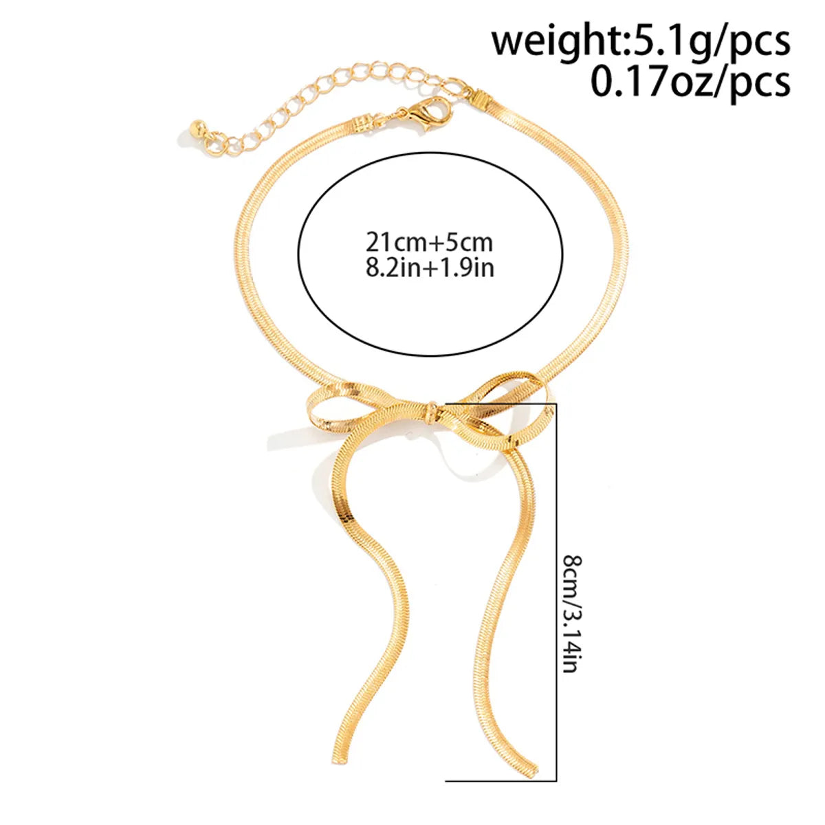 Elegant Sweet Simple Style Bow Knot Gold Plated Silver Plated Alloy Wholesale Anklet