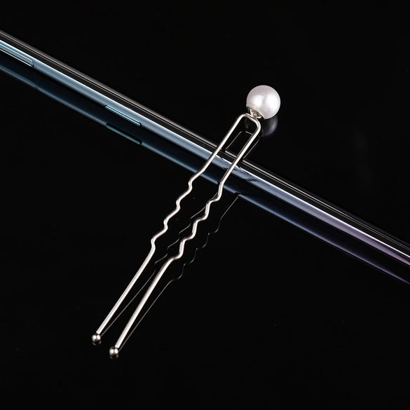 Elegant Ushaped Pearl Hairpin For Women And Girls Hairfriendly Accessory For Everyday Hairstyles