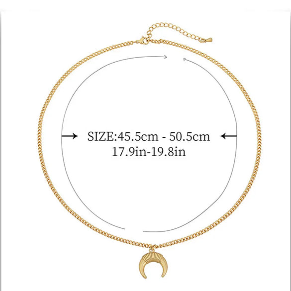 Elegant Vacation Ethnic Style Round Square Titanium Steel Lapis Lazuli 18K Gold Plated Layered Necklaces In Bulk