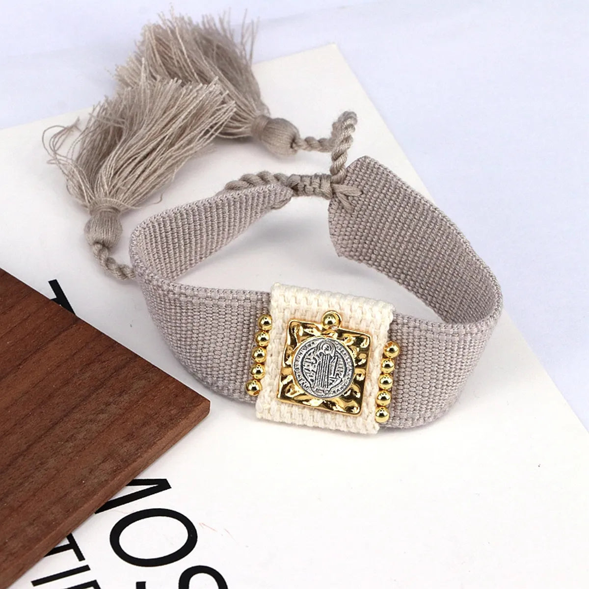 Elegant Vintage Style Cross Rope Wholesale Drawstring Bracelets