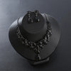 Elegant Water Droplets Alloy Inlay Zircon Women'S Jewelry Set
