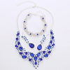 Elegant Water Droplets Zinc Alloy Inlay Crystal Women'S Jewelry Set