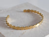 Elegant Wedding Classic Style Hexagram Twist 304 Stainless Steel 18K Gold Plated Artificial Diamond Bangle In Bulk