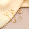 Elegant Women's Alloy Butterfly Ear Clip Set