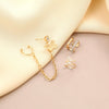 Elegant Women's Alloy Butterfly Ear Clip Set