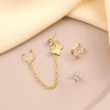 Elegant Women's Alloy Butterfly Ear Clip Set