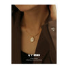 Elegant Women's Copper Necklace With Brass Gold Plated Natural Mother Of Pearl Butterfly Shell Pendant And Micro Inlaid Zircon Snake Bone Chain
