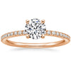 Engagement Diamond Ring Copper Plated Platinum Geometric Style Jewelry For Women