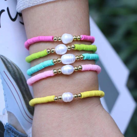 Fashion Geometric Artificial Gemstones Wholesale Bracelets