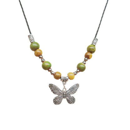 Ethnic Style Butterfly Alloy Wholesale Pendant Necklace