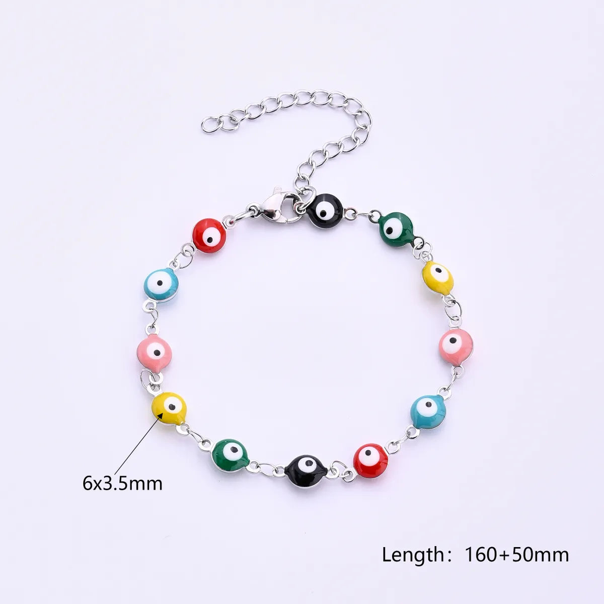 Ethnic Style Classic Style Artistic Eye 304 Stainless Steel Bracelets In Bulk