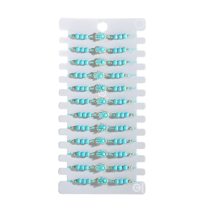 Ethnic Style Classic Style Palm Alloy Turquoise Wholesale Bracelets