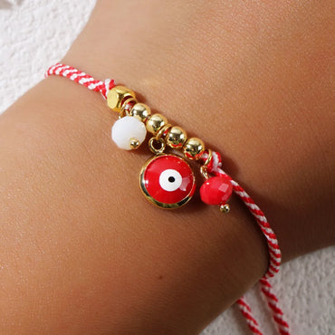 Ethnic Style Color Block Alloy Handmade Women's Bracelets