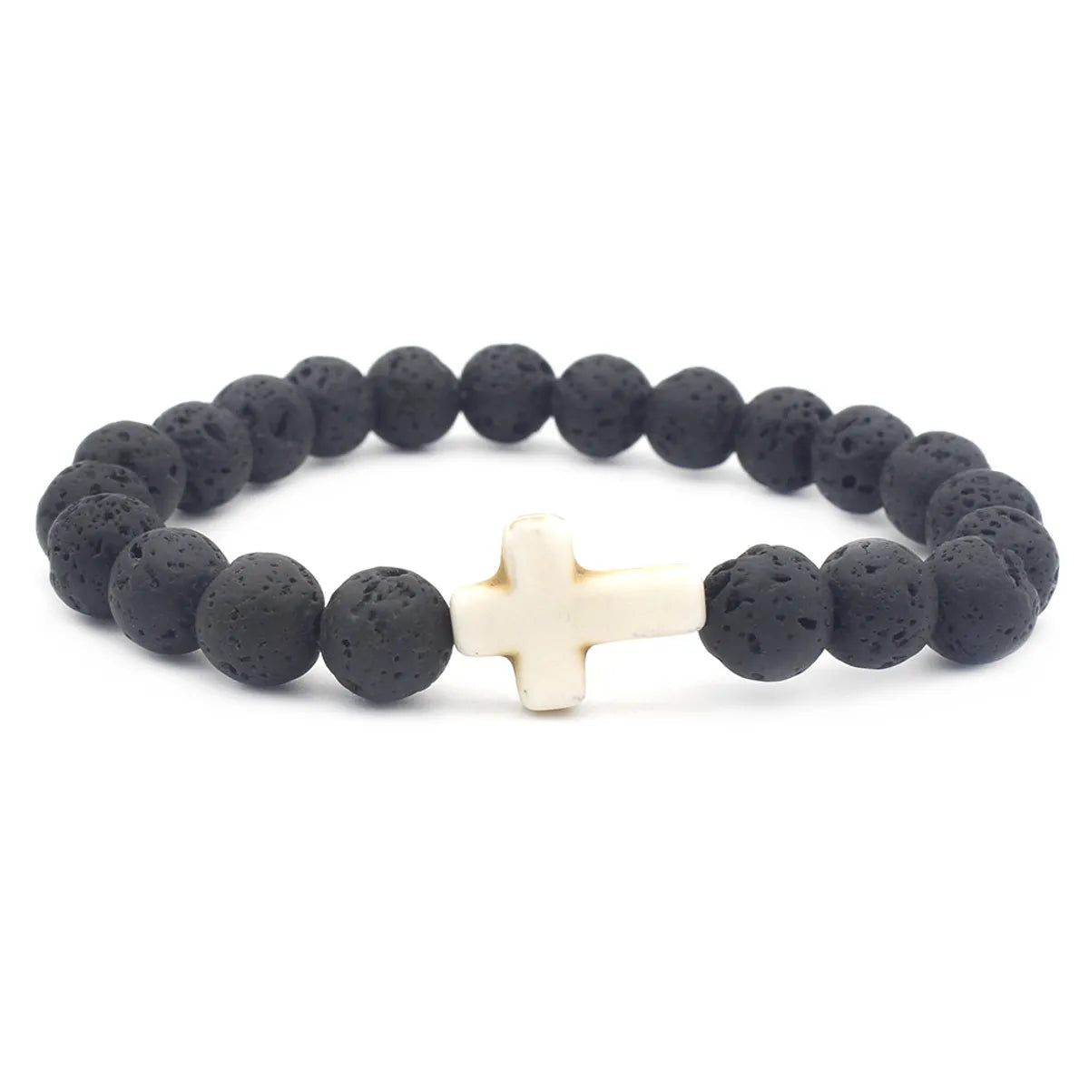 Ethnic Style Cross Stone Beaded Bracelets