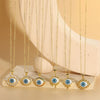 Ethnic Style Devil's Eye Brass Plating Inlay Resin 14k Gold Plated Women's Pendant Necklace
