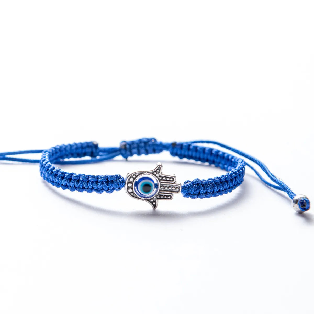 Ethnic Style Devil'S Eye Palm Cotton Thread Braid Unisex Bracelets