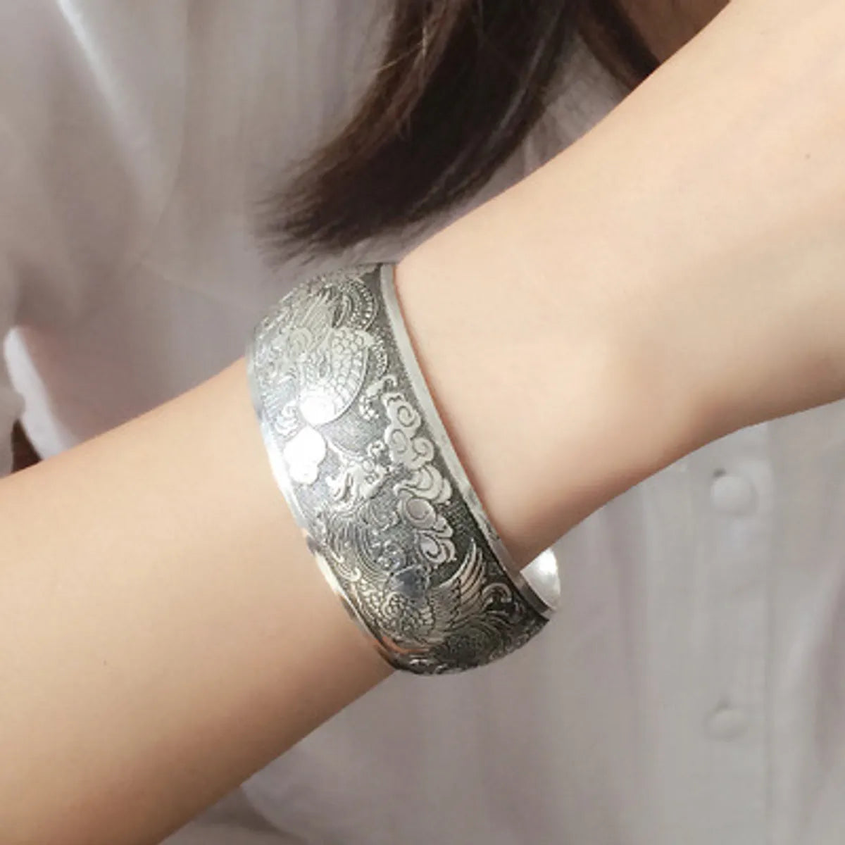 Ethnic Style Elephant Alloy Plating Women'S Bangle 1 Piece