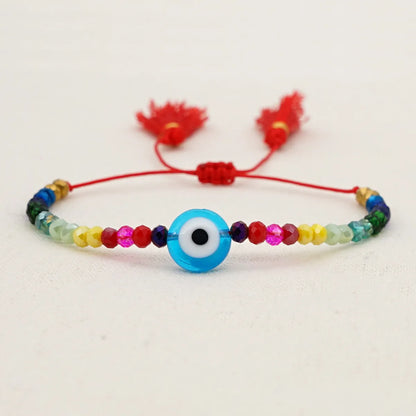 Ethnic Style Eye Glass Beaded Unisex Bracelets