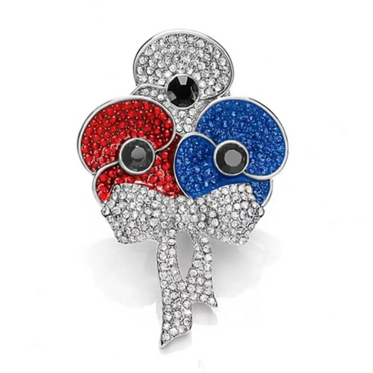 Ethnic Style Flower Alloy Stoving Varnish Diamond Women'S Corsage