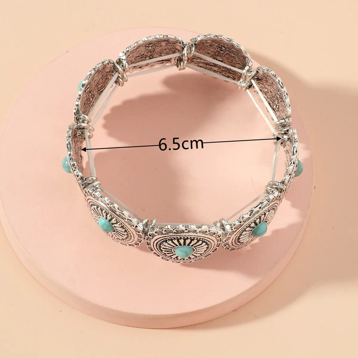 Ethnic Style Geometric Alloy Plating Unisex Bangle