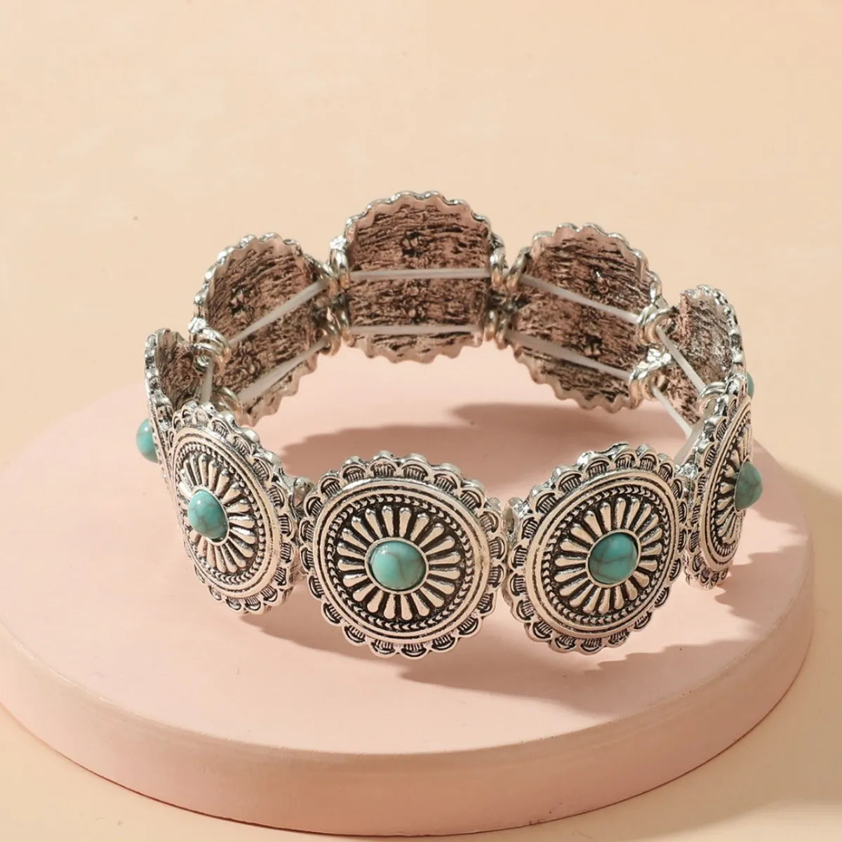 Ethnic Style Geometric Alloy Plating Unisex Bangle