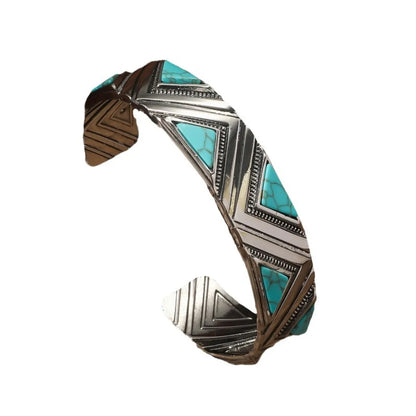 Ethnic Style Geometric Alloy Plating Unisex Bangle