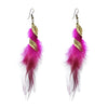 Ethnic Style Geometric Feather Women'S Drop Earrings 1 Pair