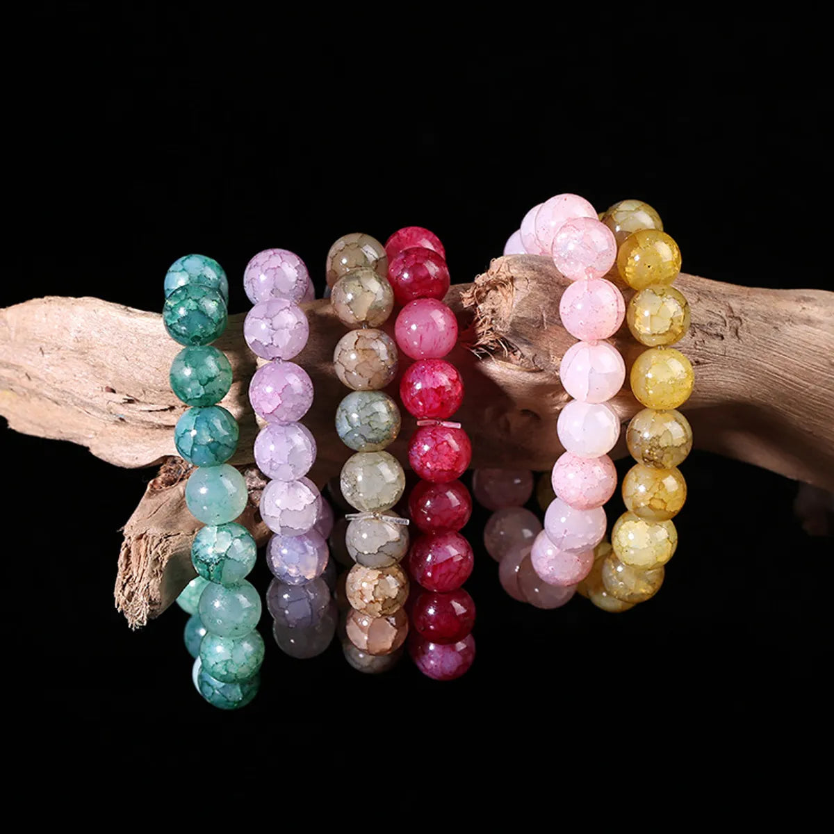 Ethnic Style Geometric Glass Beaded Bracelets