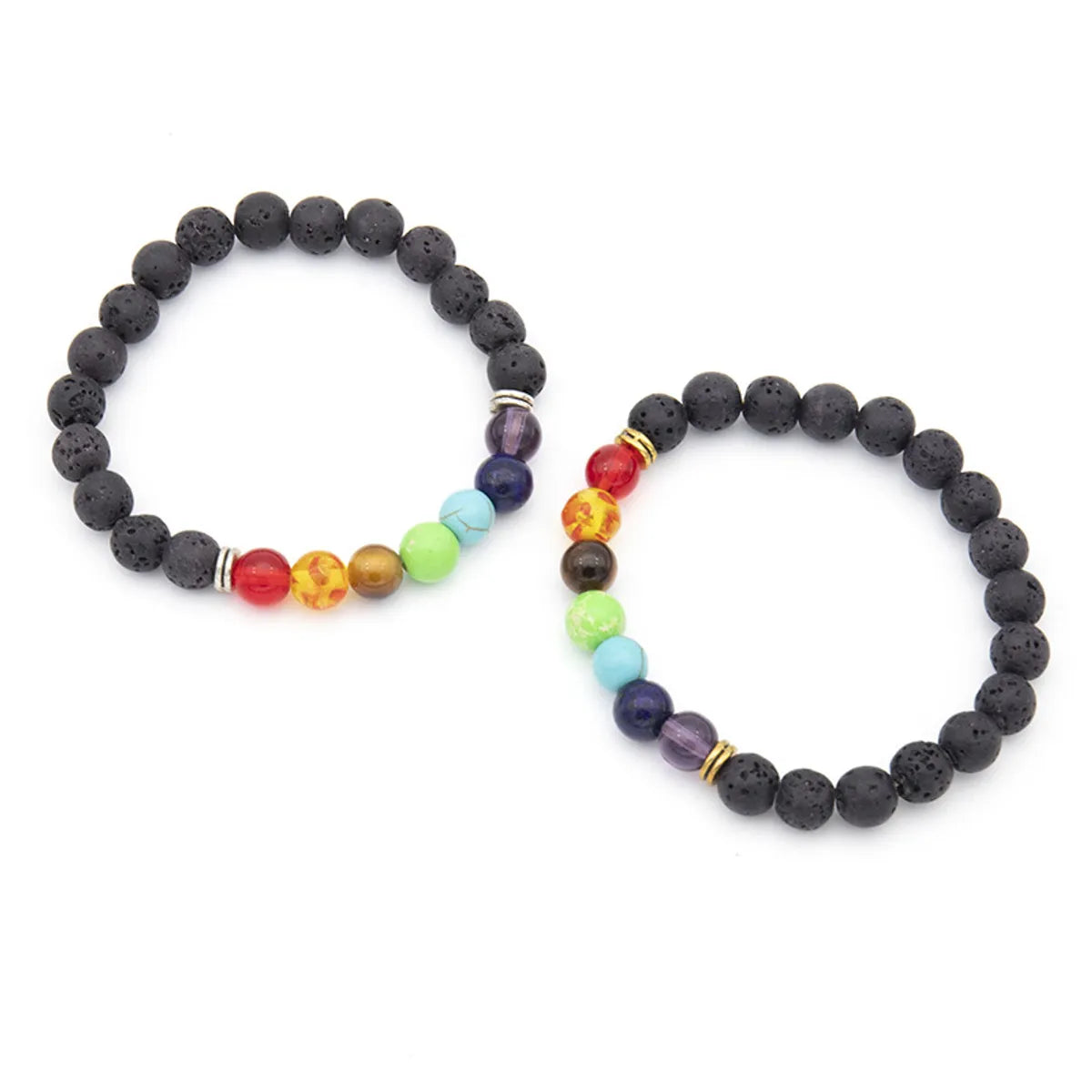 Ethnic Style Geometric Natural Stone Beaded Bracelets