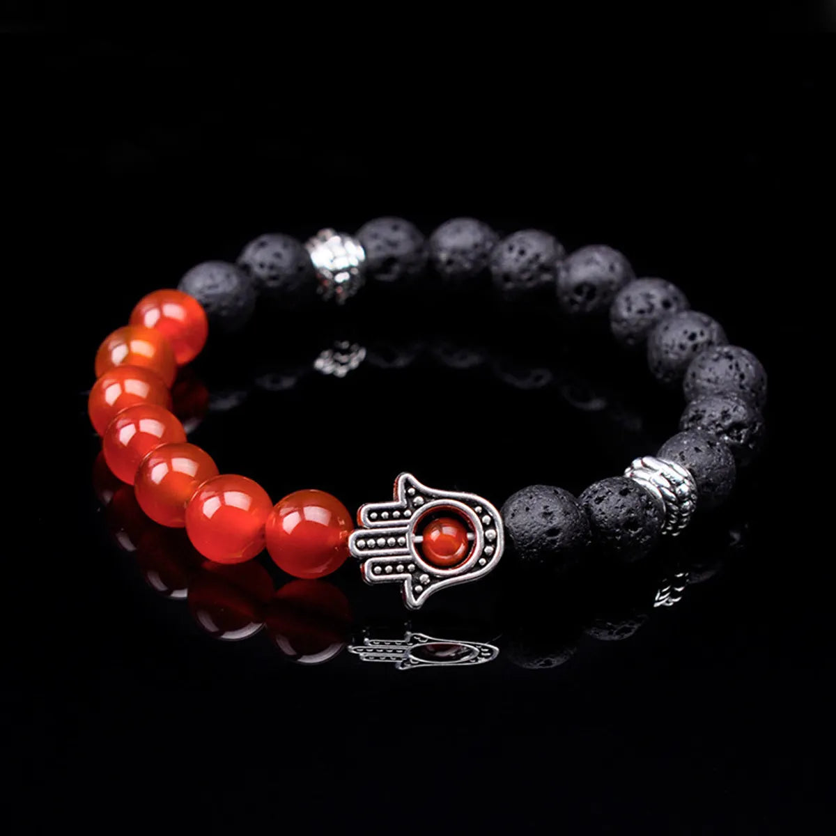 Ethnic Style Geometric Natural Stone Beaded Bracelets