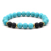 Ethnic Style Geometric Natural Stone Beaded Bracelets