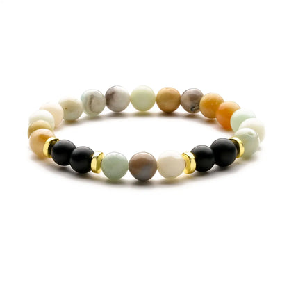 Ethnic Style Geometric Natural Stone Beaded Bracelets