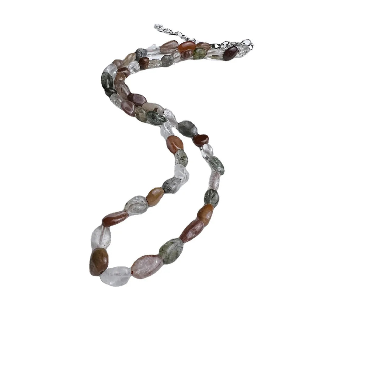 Ethnic Style Geometric Natural Stone Beaded Necklace