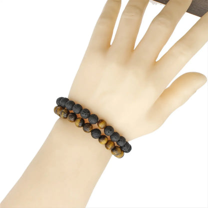 Ethnic Style Geometric Natural Stone Bracelets In Bulk