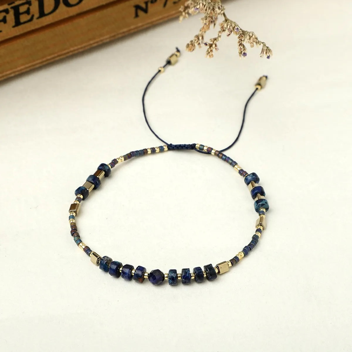 Ethnic Style Geometric Natural Stone Glass Wholesale Bracelets