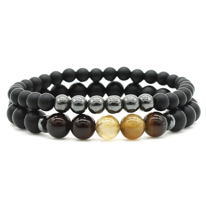 Ethnic Style Geometric Stone Beaded Unisex Bracelets