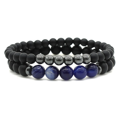 Ethnic Style Geometric Stone Beaded Unisex Bracelets