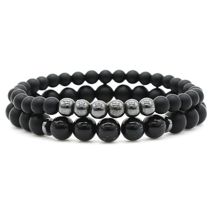 Ethnic Style Geometric Stone Beaded Unisex Bracelets