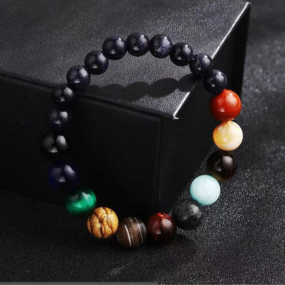 Ethnic Style Multicolor Stone Beaded Bracelets