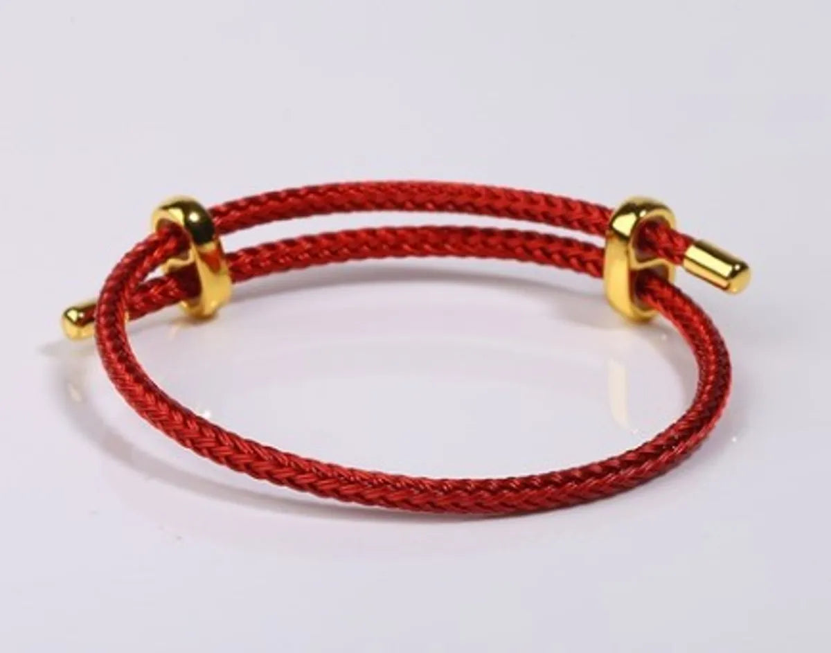 Ethnic Style Round Steel Braid Unisex Bracelets